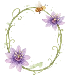 Edited logo for Blooming Vine Inn so it can be read on a dark background.